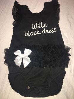 6-9 month little black dress