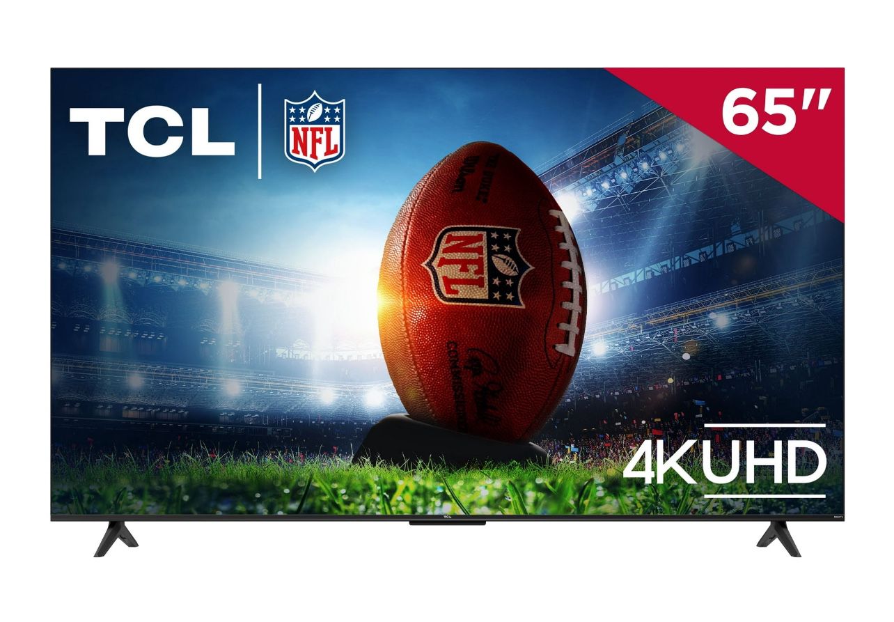 New In Box TCL 65” 4K TV With Builtin Roku (Model is 65S41R)