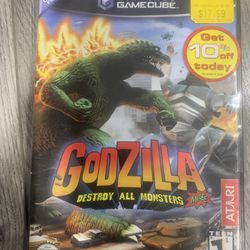 Godzilla Destroy All Monsters For Nintendo GameCube 