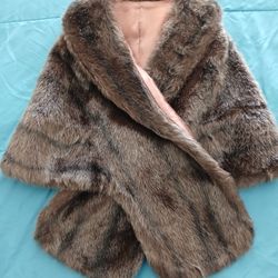 Faux Fur Shawl 