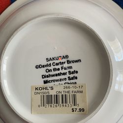 Rooster Ceramic:  Plate, ball and pitcher  . $16