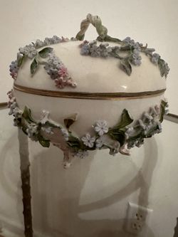 Floral Encrusted Bowl