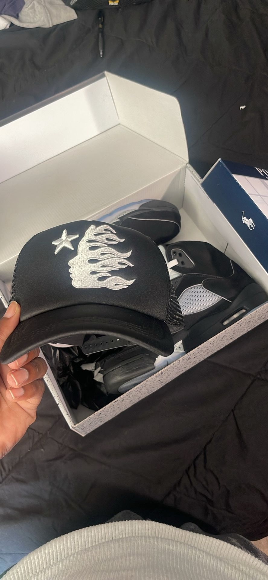 Matte Black Hellstar ®️ Ball Cap