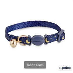 YOULY Moon & Star Breakaway Kitten Collar XS