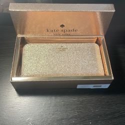 Kate Spade New York Glitter Large Continental Wallet