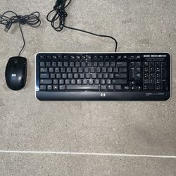 HP USB KEYBOARD AND HP USB MOUSE 