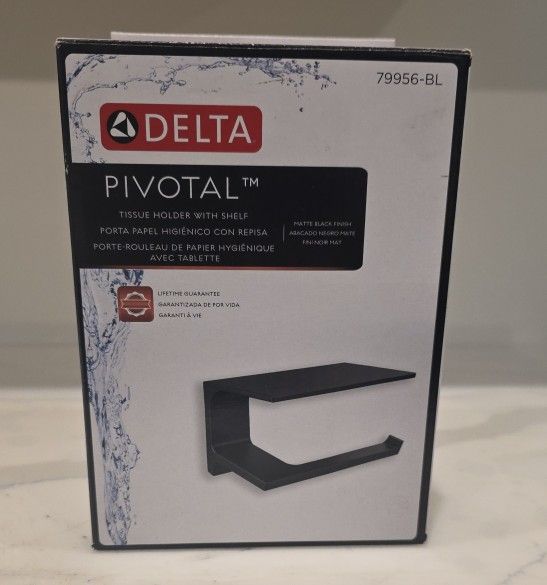 Delta Pivotal Tissue Holder w/ Shelf