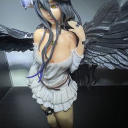 21cm Overlord Albedo So-Bin Sexy Anime Girl Figure Overlord III Albedo Action Figure Albedo Figurine Ainz Ooal Gown Figure Toys