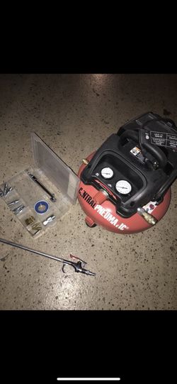 Central pneumatic air compressor