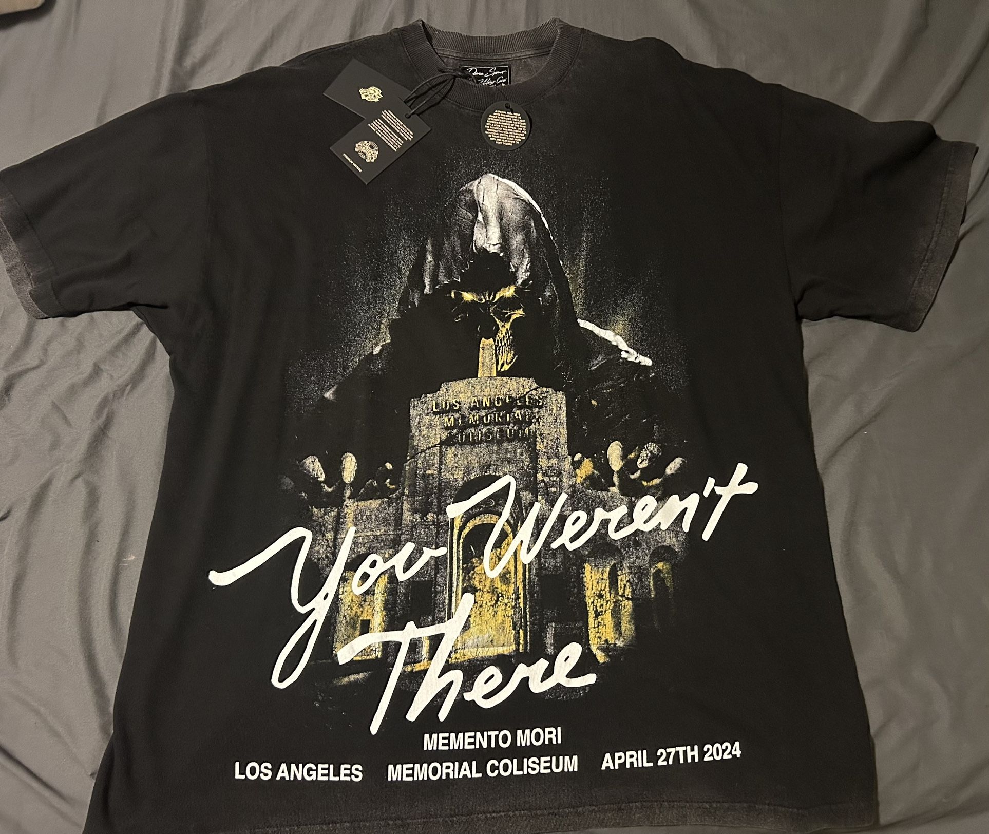 Darc Sport Shirt Mens Large Black Memento Mori Wolves You Weren't There Tour 2024