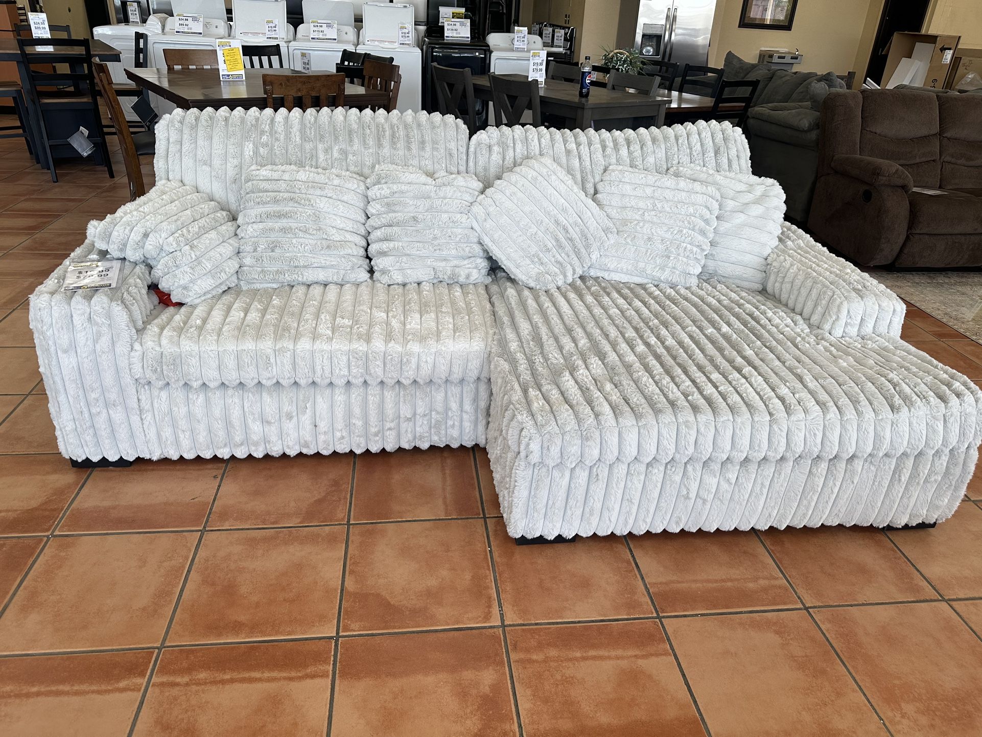 Soft Grey Viral Sectional