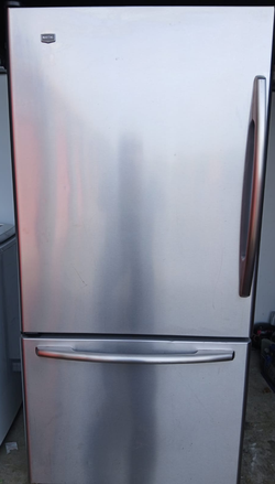 Stainless Maytag Bottom Freezer Fridge Deal