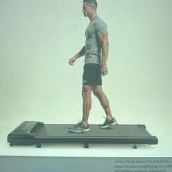 NEW Compact Armless Treadmill. Space-Saving Design for Home & Office | Quiet Under-Desk Walking Pad | 265 Lbs Capacity