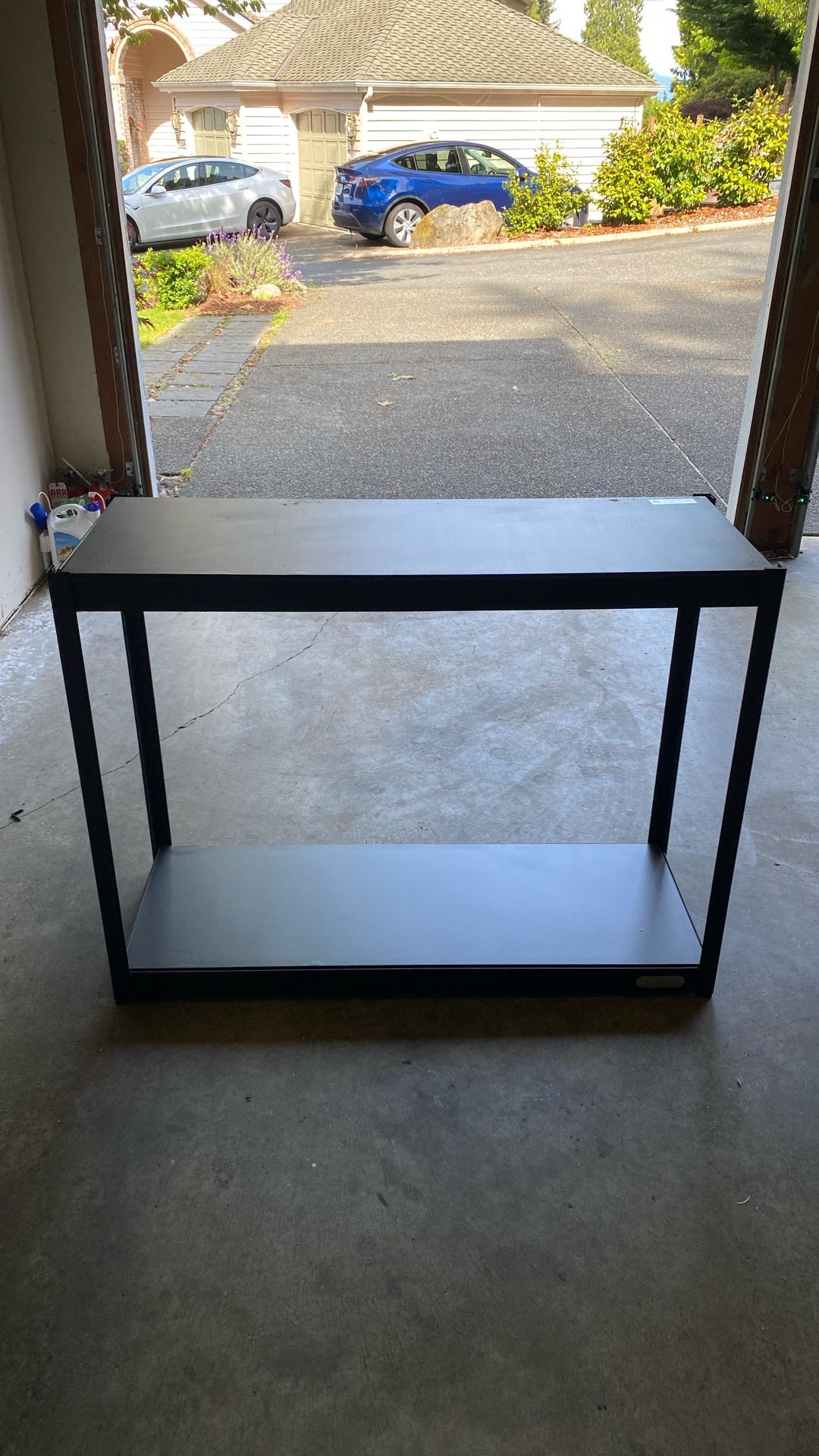 48in 5 Tier Black Step Beam Storage Rack