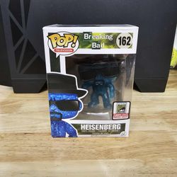 NEW Funko Pop! Vinyl: Breaking Bad - Heisenberg (Blue) - San Diego Comic Con  #162 (Damaged Box)