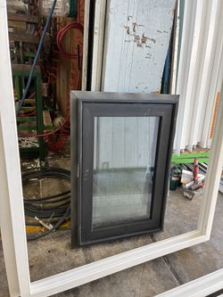 Black Vinyl Window