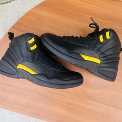 Air Jordan 12 Black Taxi Size 9.5 