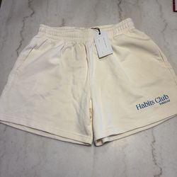 Insideout organic white shorts, size M