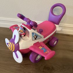 Like New Mini Mouse Ride On Plane