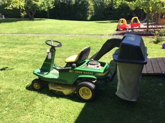 John deere best sale sx75 bagger