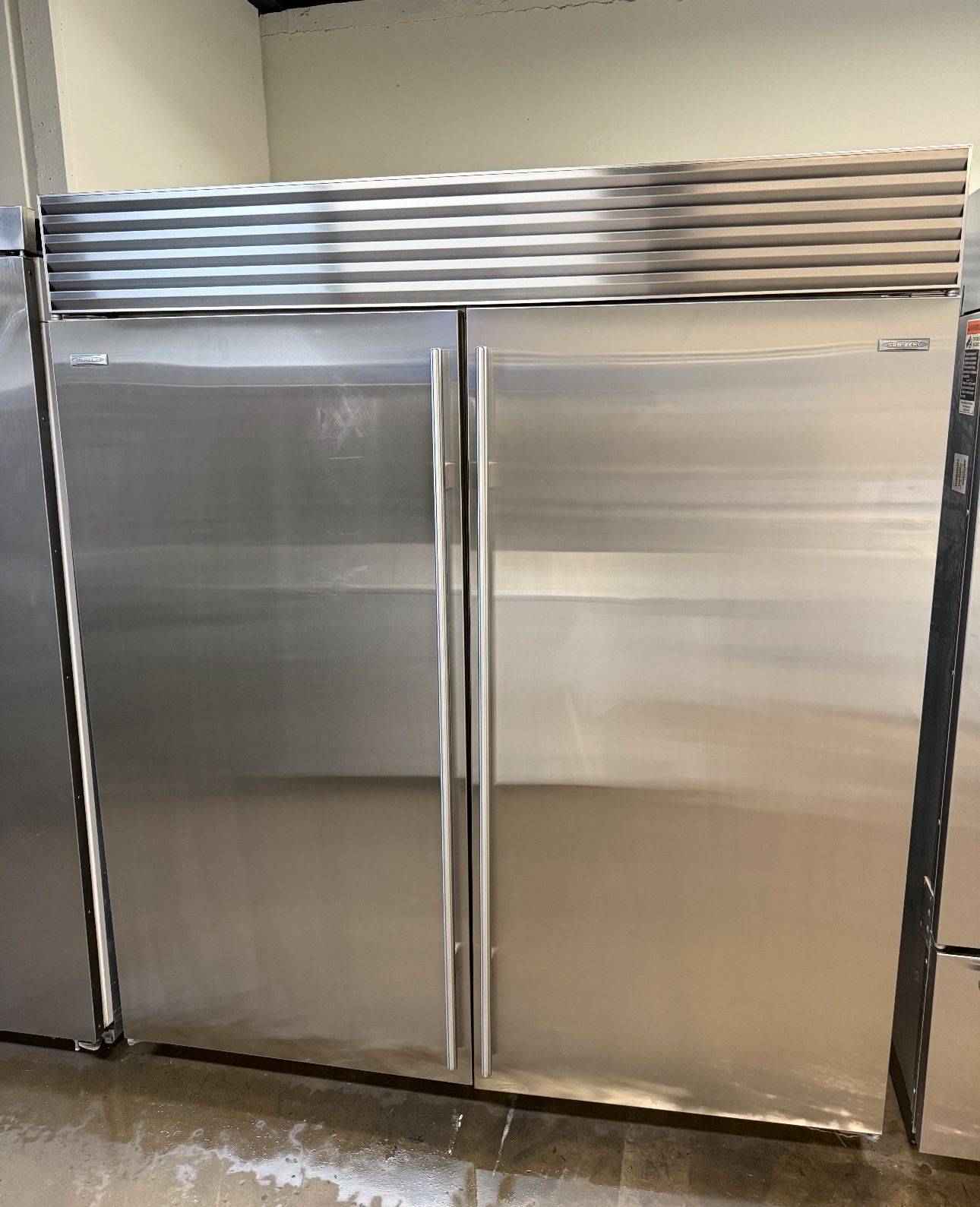 Sub Zero 72” Stainless Steel Built In Refrigerator Column Set