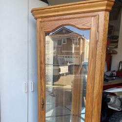 Wooden China Corner Cabinet 
