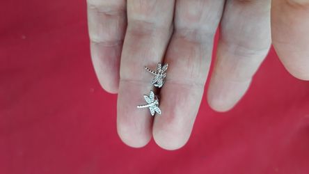 STARLING SILVER 925 ""DRAGONFLY ""