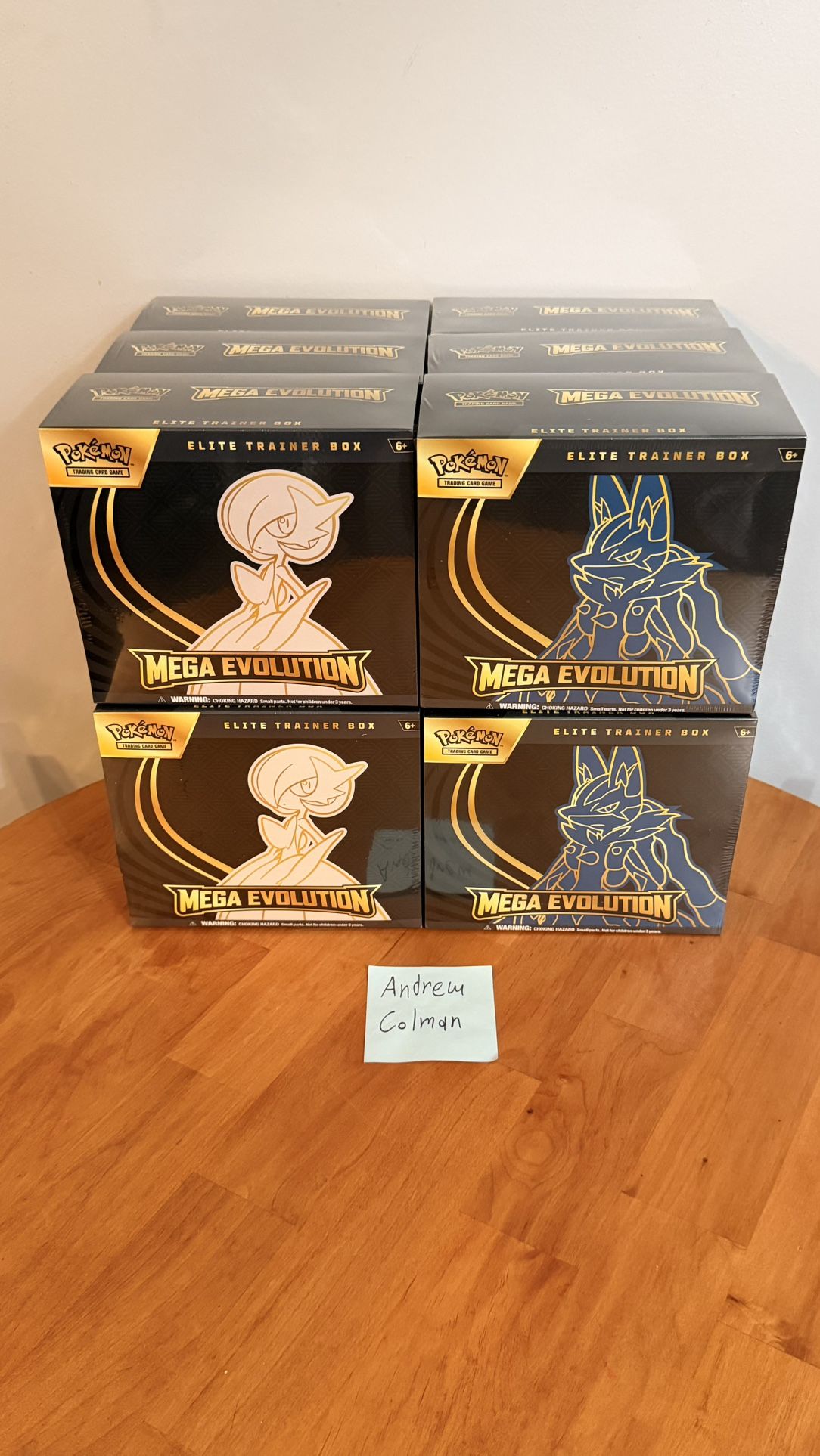 Pokemon Mega Evolutions Elite Trainer Box “Factory Sealed” ($90 each)