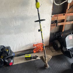 Ryobi 40V Weedeater W/battery & Charger
