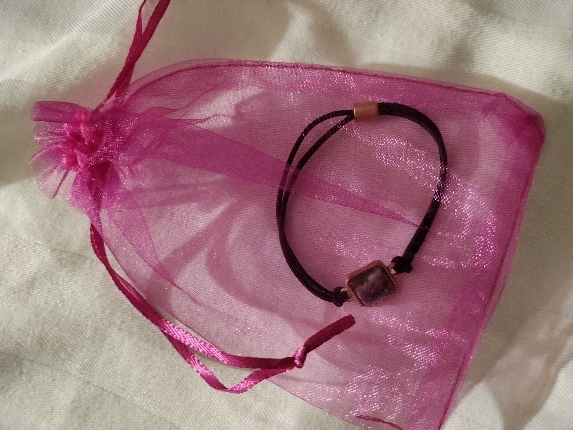 Bracelet With Purple Stone / Rock