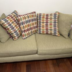 Large Sofa with Cushions 