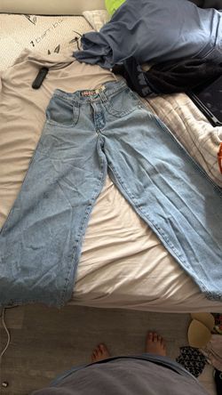 vintage JNCO Twin Cannon wide-leg denim jeans. size 28w 32L