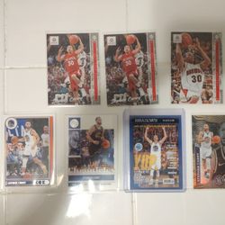 Steph Curry Card Lot (7 Cards)