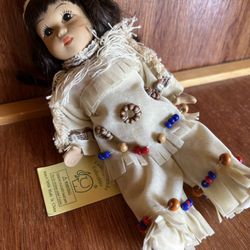 Indian Collectible Ceramic Doll