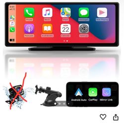 10 inch wide car play screen 