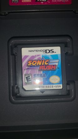 Nintendo ds sonic rush no case