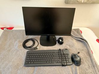 Monitor, Keyboard, Mouse, HDMI Cord