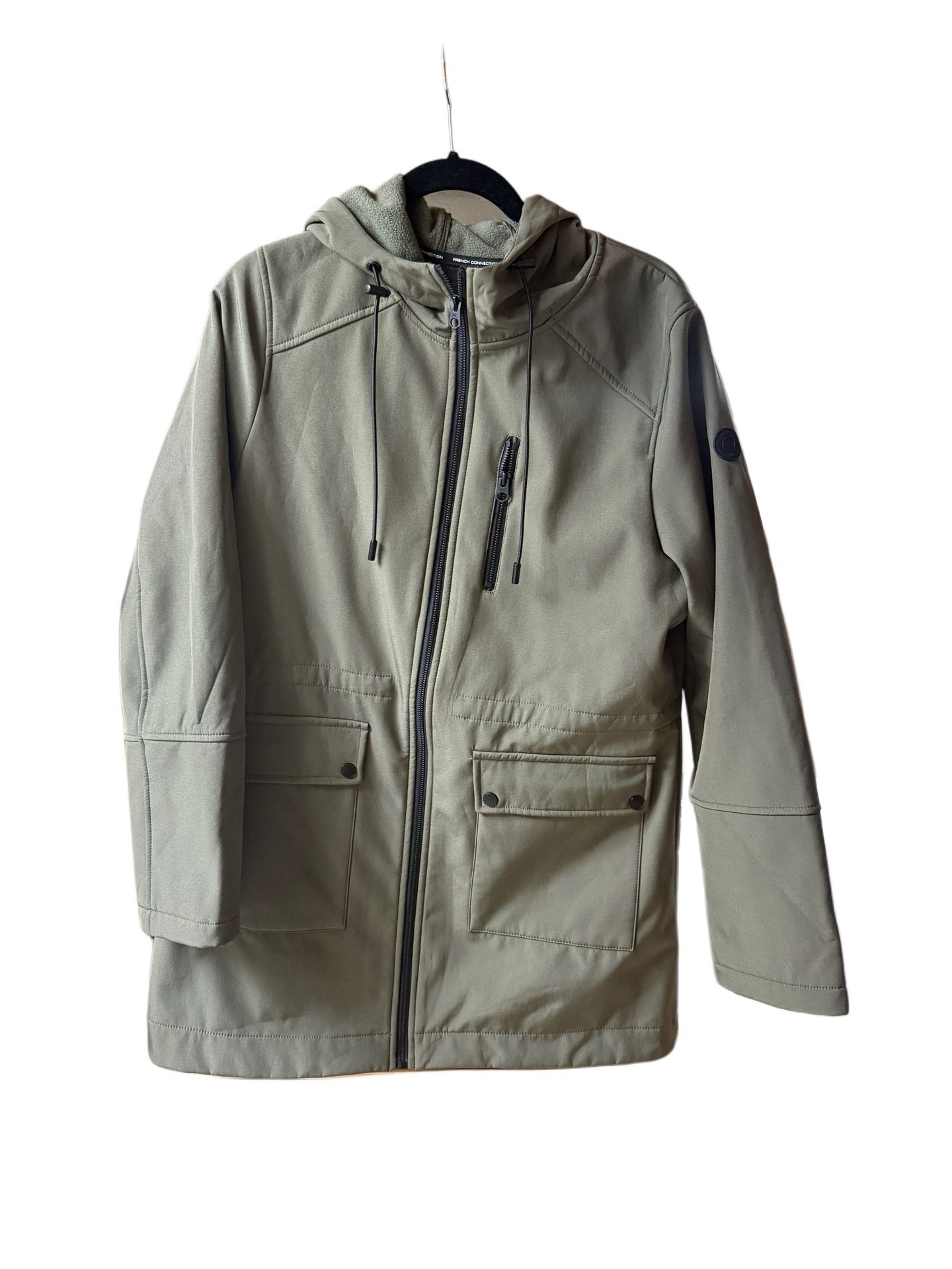 New French Connection Raincoat Women Jacket Sz Large