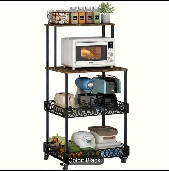 NEW 4-tier kitchen baker's rack, Read Full Description