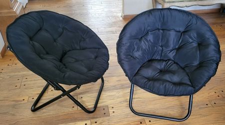 Brand new kids folding saucer chairs