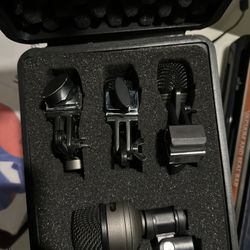 Full Drum Kit Mic Set Up For Recording