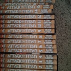 Attack On Titan Manga 1-17 Comic Book Bundle Set Lot In English