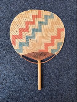 Authentic antique Japanese Mid-Century FAN from Japan