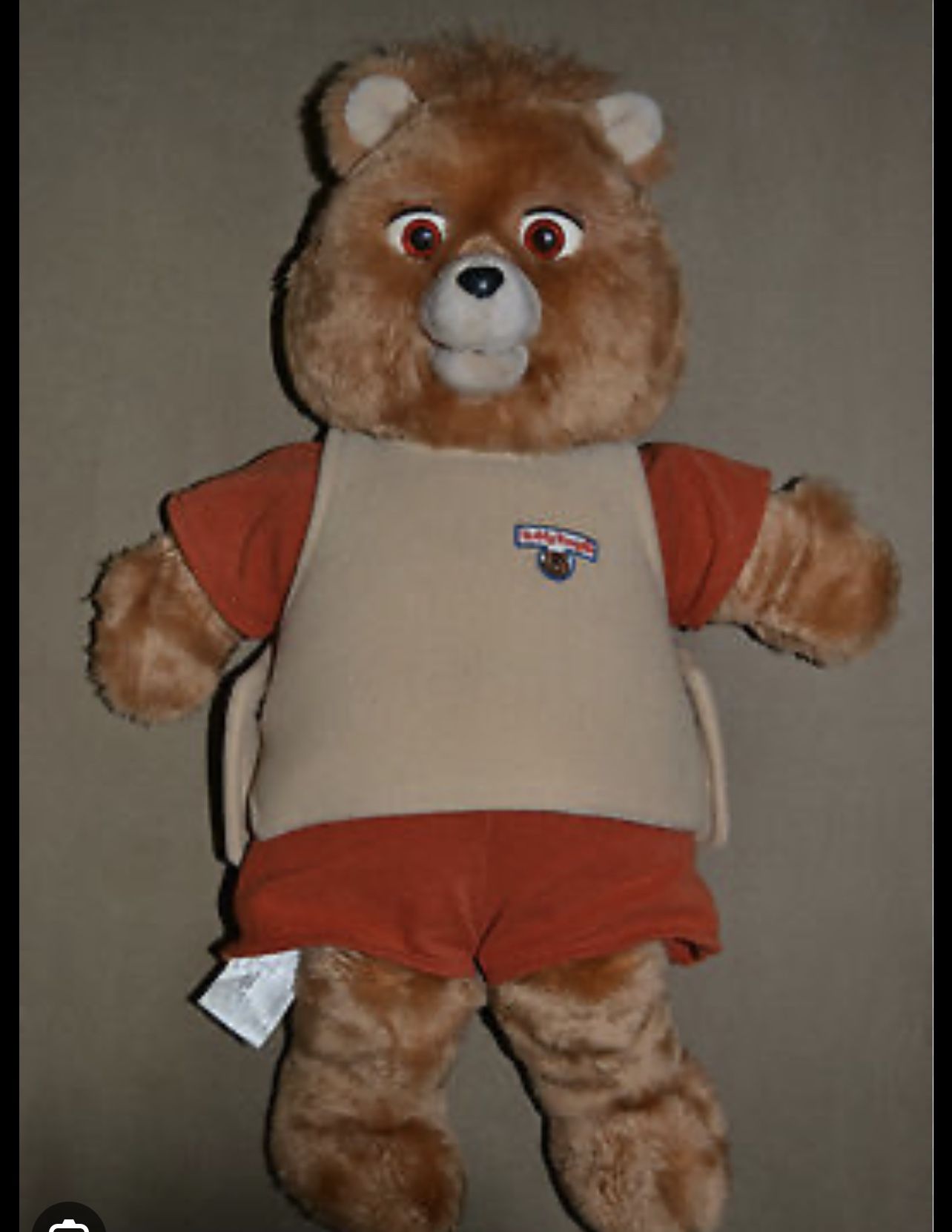 Teddy Ruxpin Bear Vintage 1985