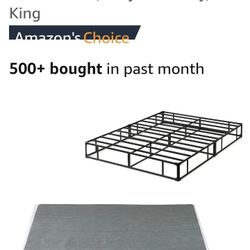ZINUS 9 Inch Metal Smart Box Spring QUEEN mattress foundation 700lb weight cap