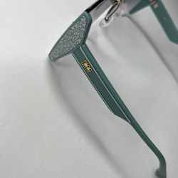 Teal Dior Sunglasses 