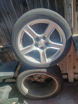 2 rims to chevy camaro