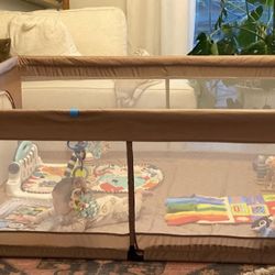 Omzer Extra Large Baby Playpen with Mat Included 71”x59”x26”