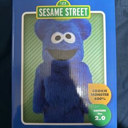 Be@rbrick Bearbrick Sesame Street Cookie Monster Costume Ver. 400%