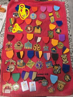 Fiesta Medals Vintage $15 Ea 